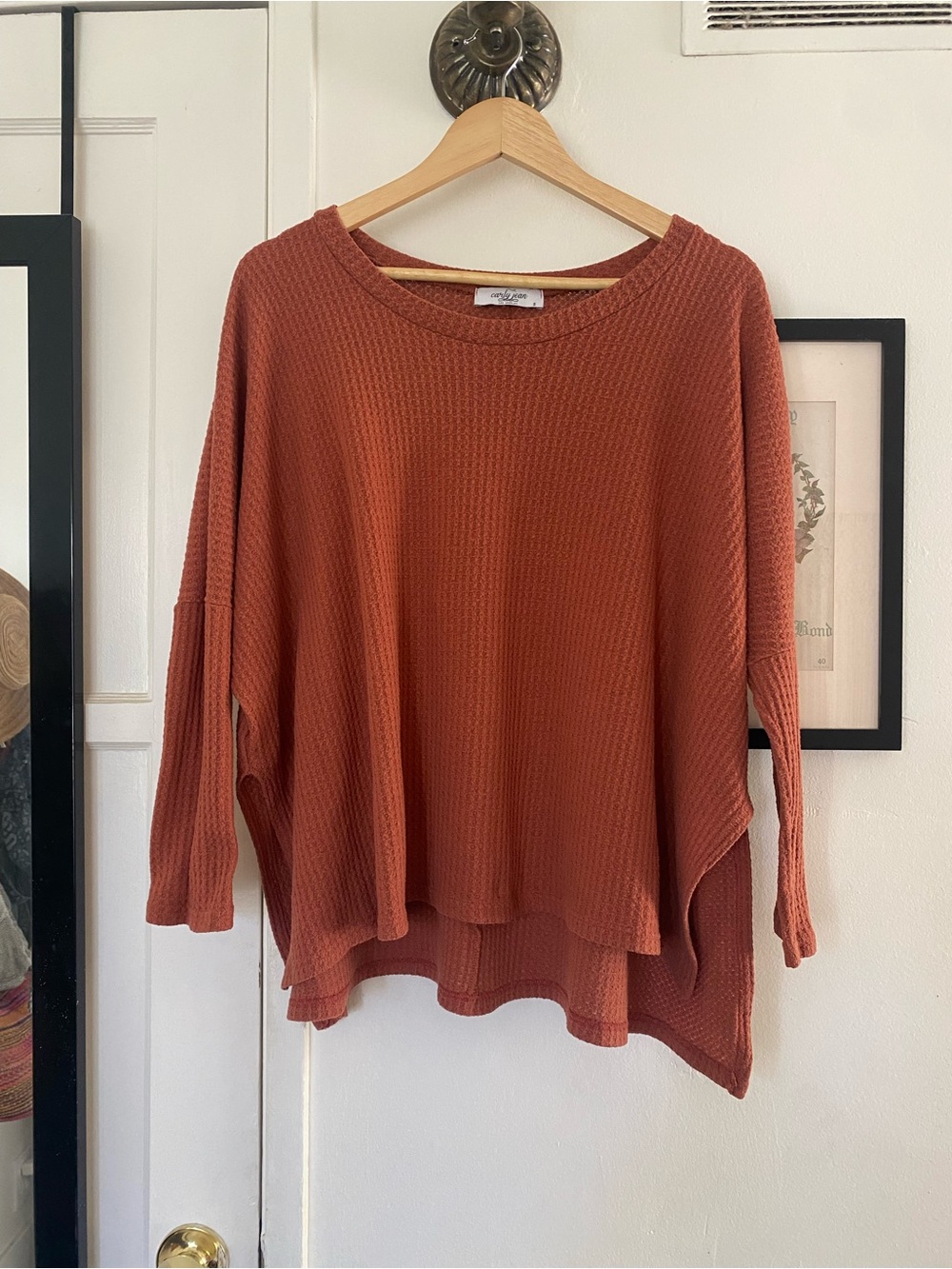 CJLA knit long sleeve top